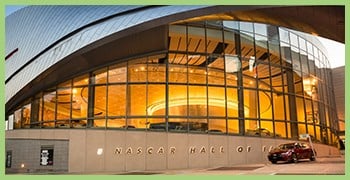 NASCAR Hall of Fame building facade 